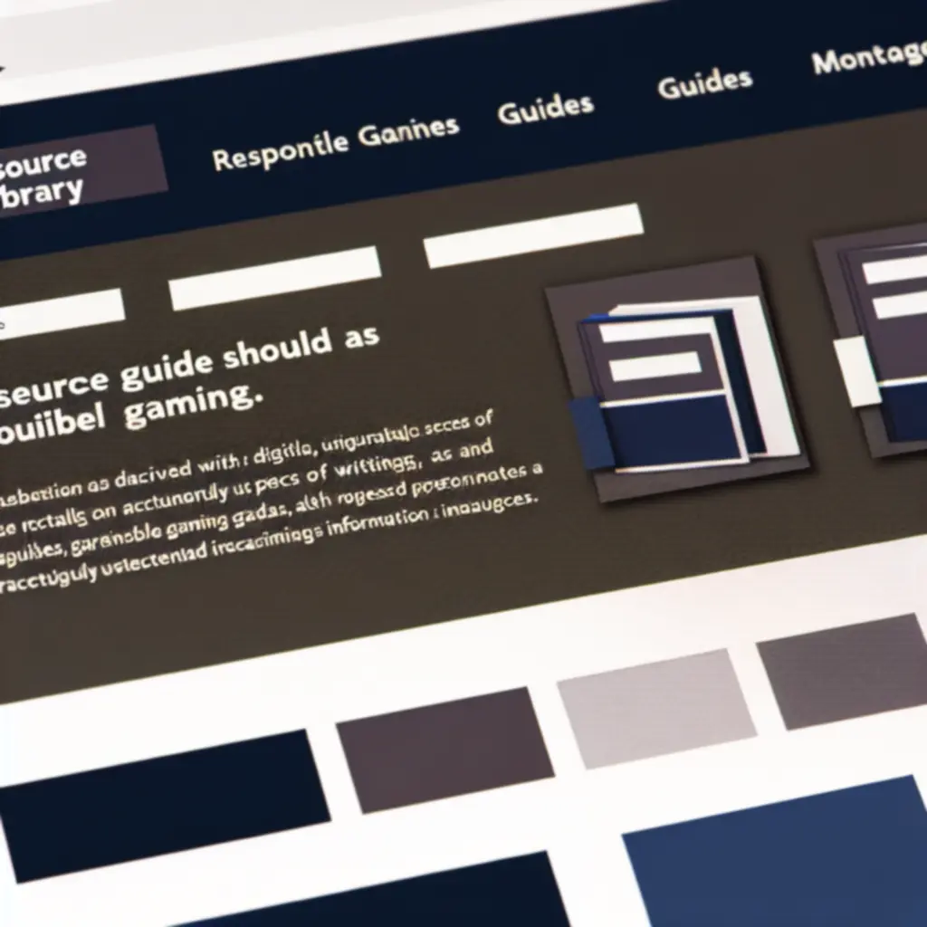 Illustration de guides et ressources dédiés aux paris responsables